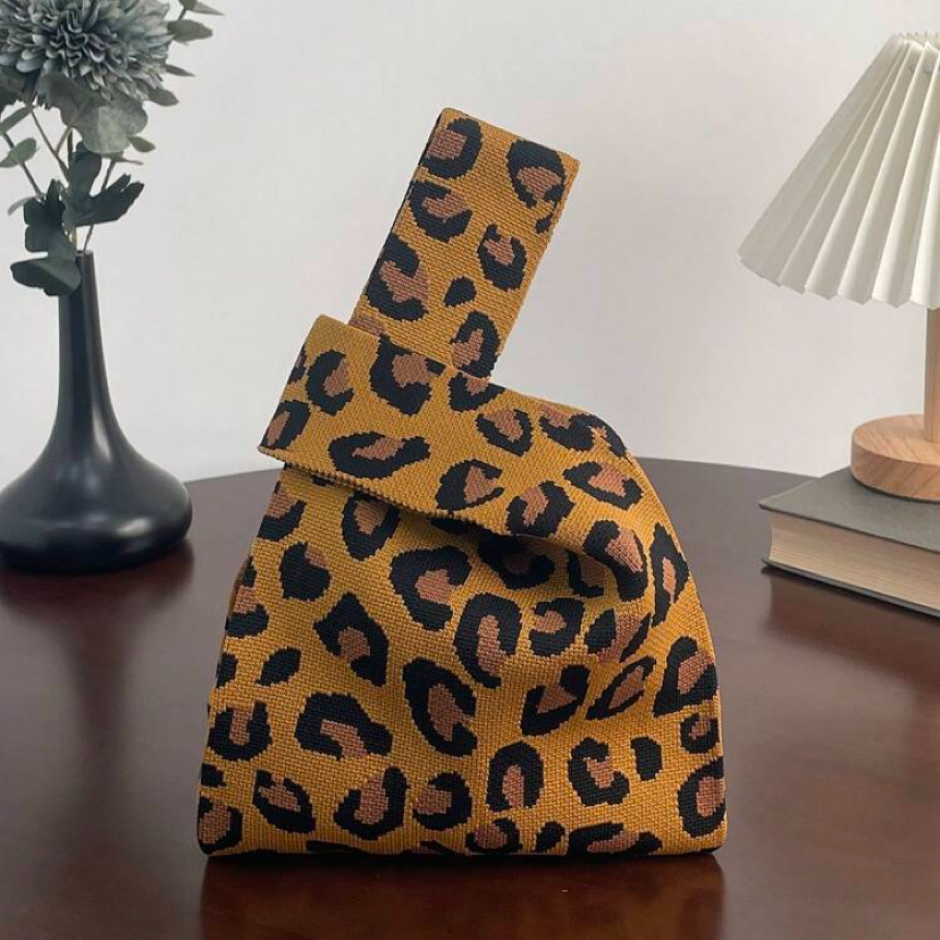 Knitted Crochet Tote Bag