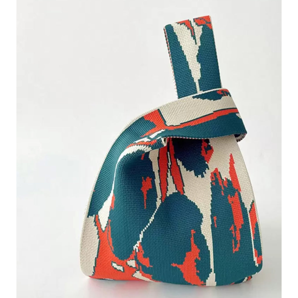 Knitted Crochet Tote Bag