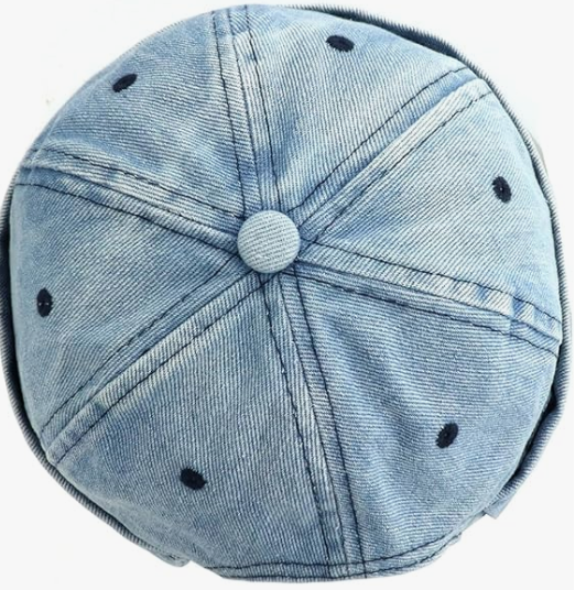 Brimless denim